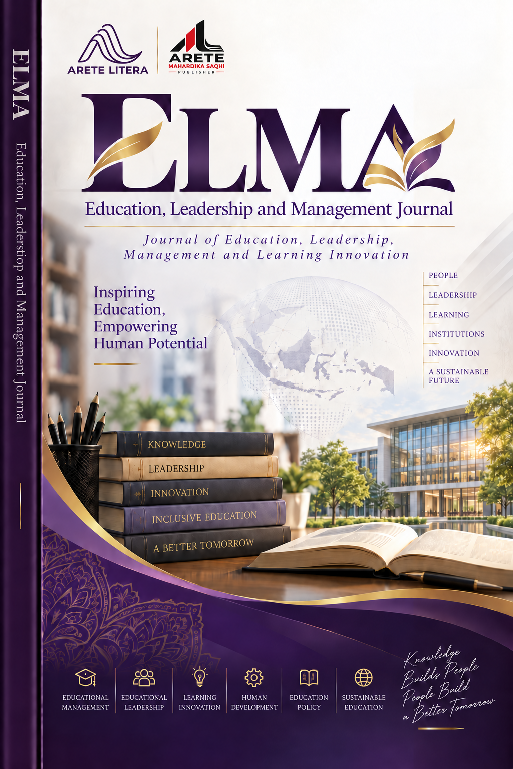 Cover ELMA — Education, Leadership and Management Journal — Arete Litera dan PT Arete Mahardika Saqhi